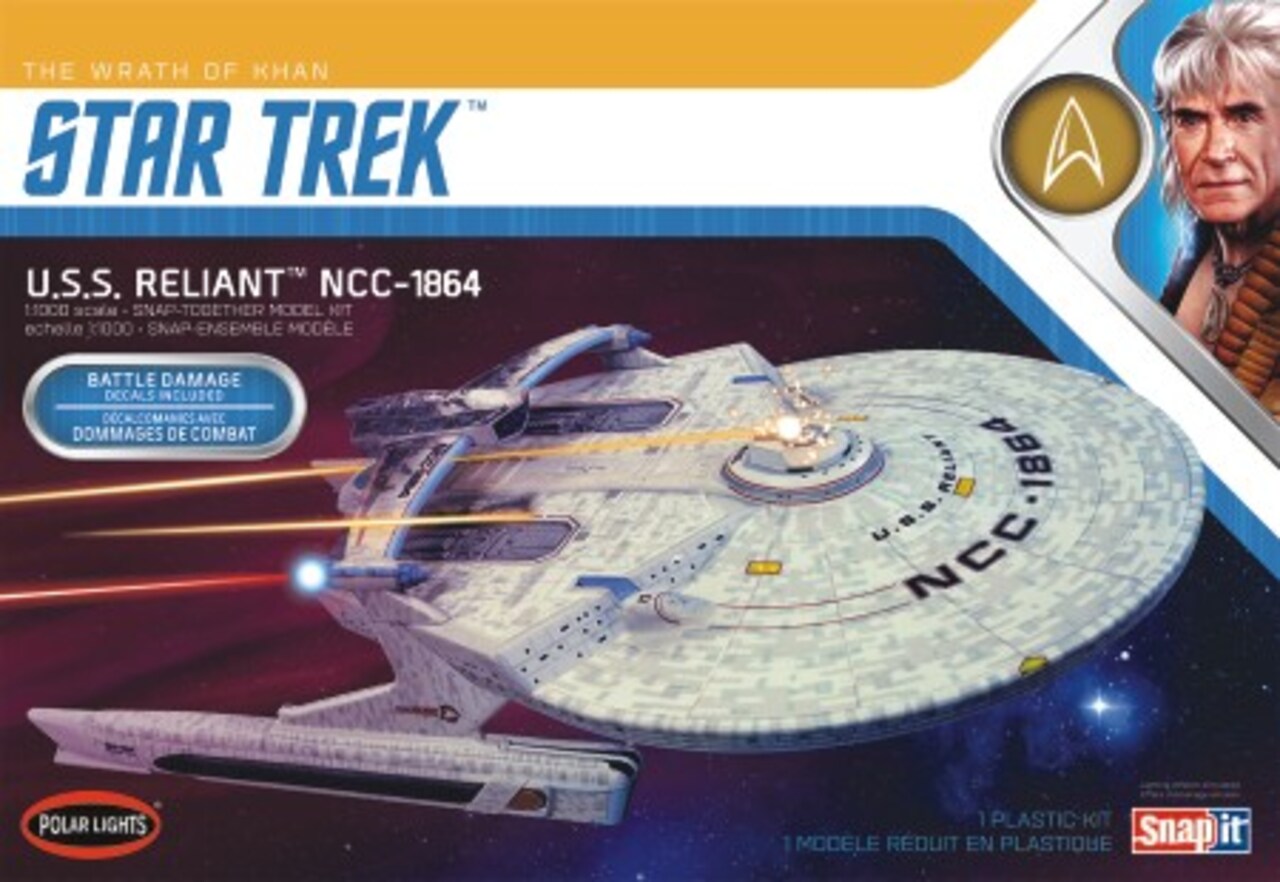 Round2 44951 Star Trek USS Reliant Wrath Khan 1:1000 Plastic Model